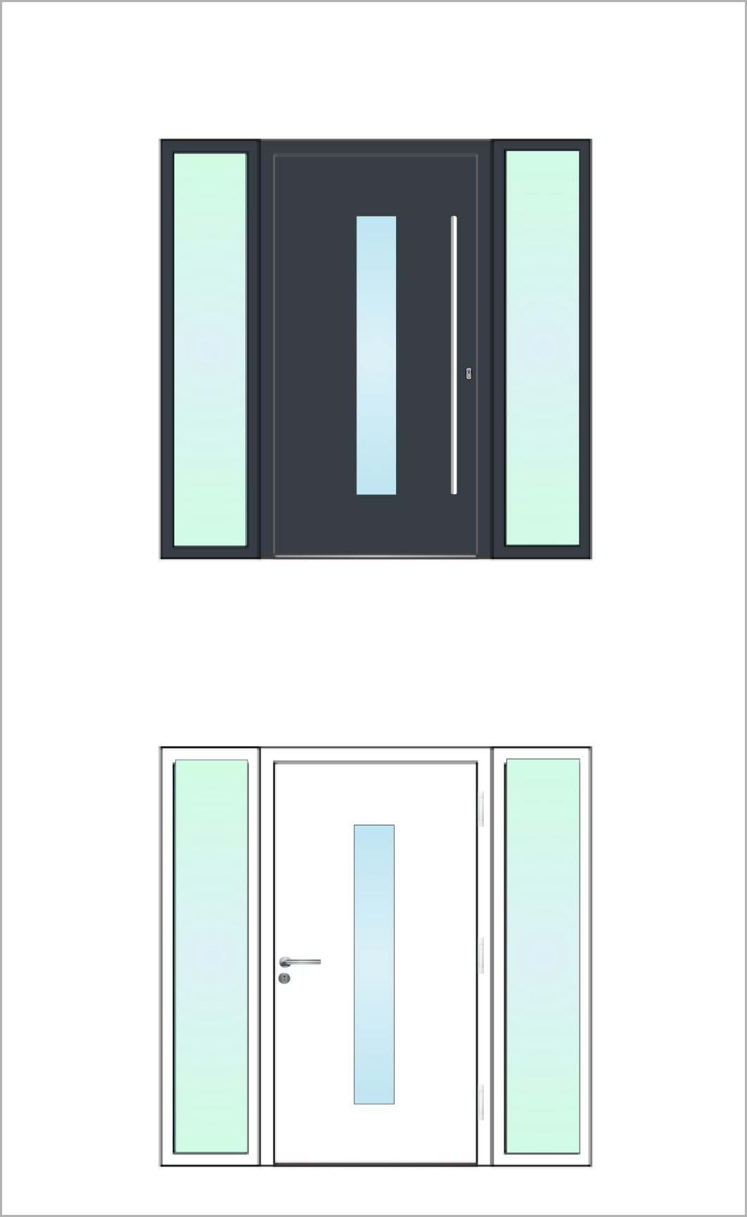 Haustür AB 64455 B-1